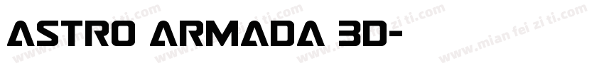 Astro Armada 3D字体转换